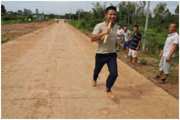 best365网站集团老挝南欣本项目部工会体育活动